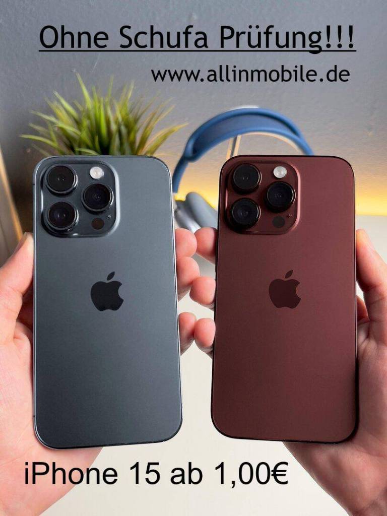 Apple iPhone 15 ohne Schufa Prüfung